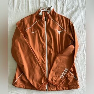 Nike Men's Orange Windbreaker Jacket
